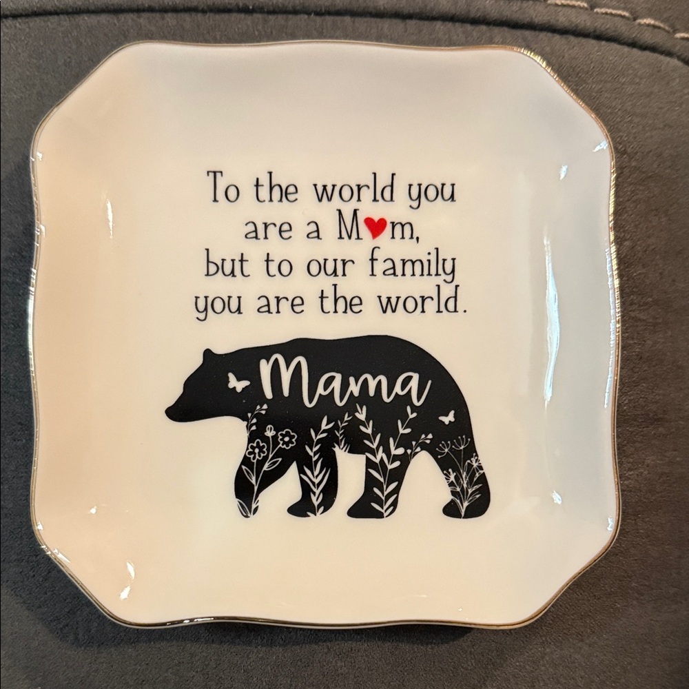 Mama Bear Decorative tray
